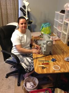 Me sewing